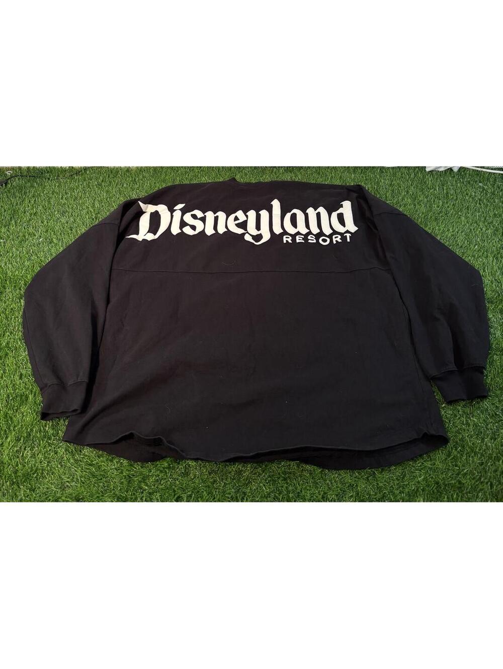 Disneyland Resort Black Spirit Jersey Pullover Sweatshirt Size XXL